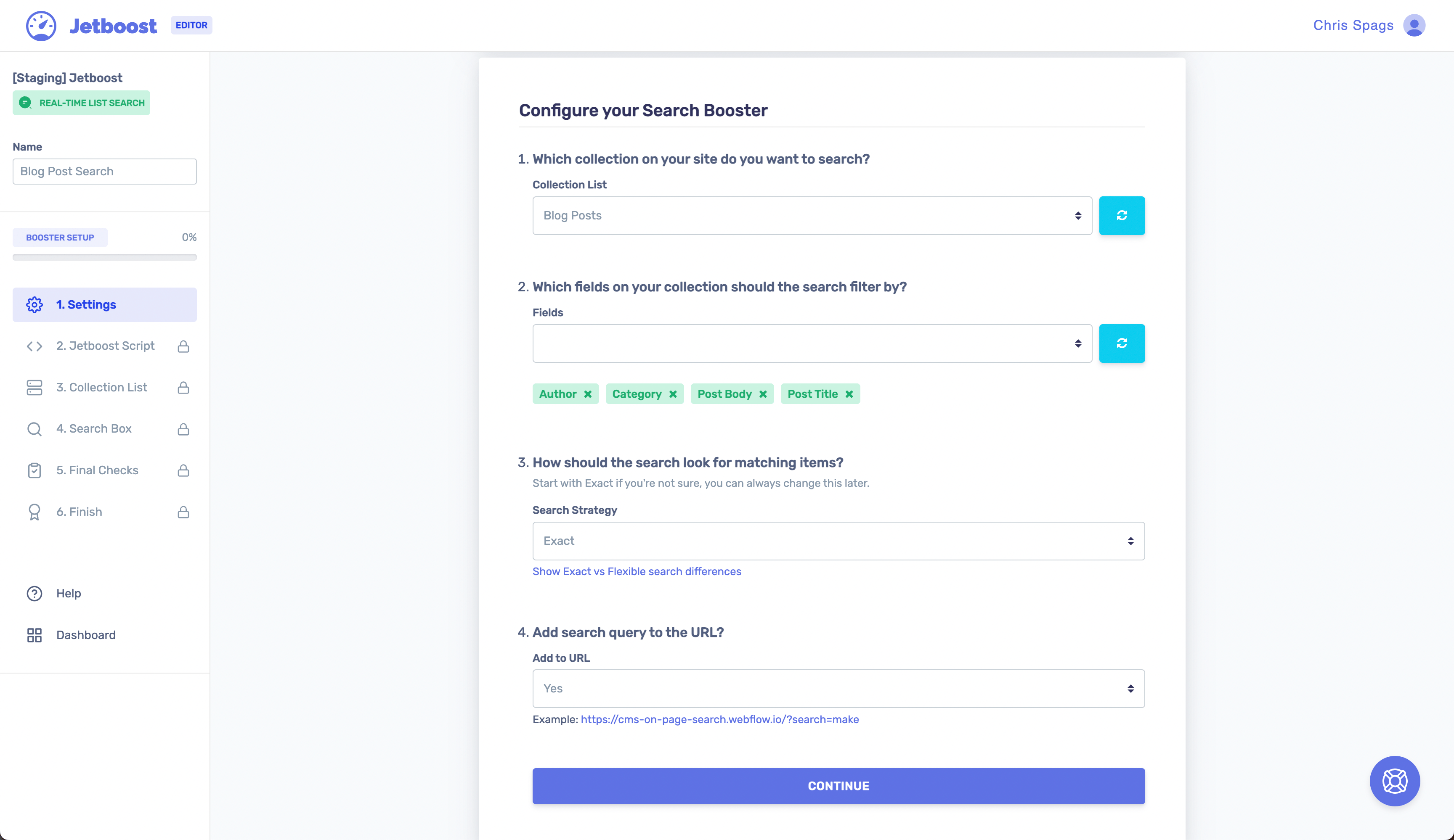 Настройка Search Booster в Jetboost
